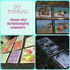 DIY coasters photo tutorial