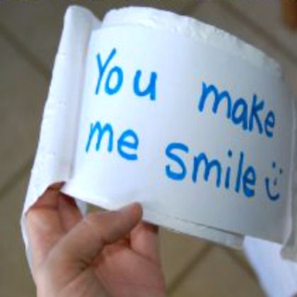 Toilet paper April Fools