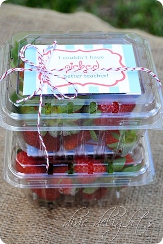 teacher appreciation gift gift of strawberries