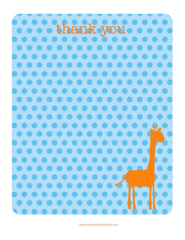 Printable Thank You&nbsp;cards