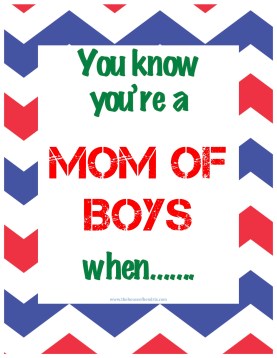 mom of boys