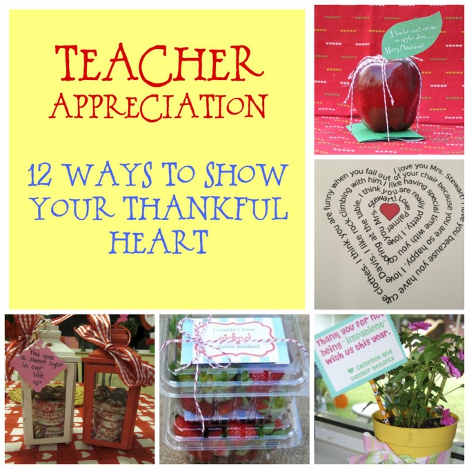 teacher appreciation ideas