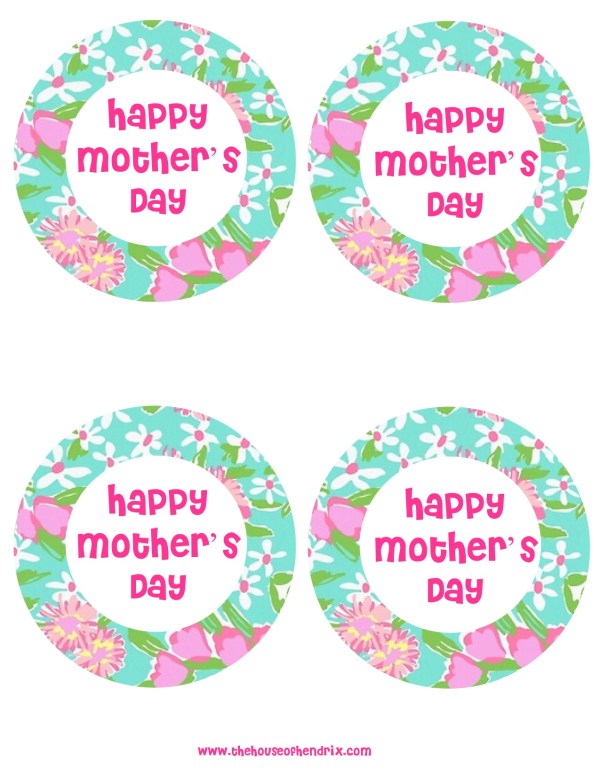 Mother's Day Lily circles